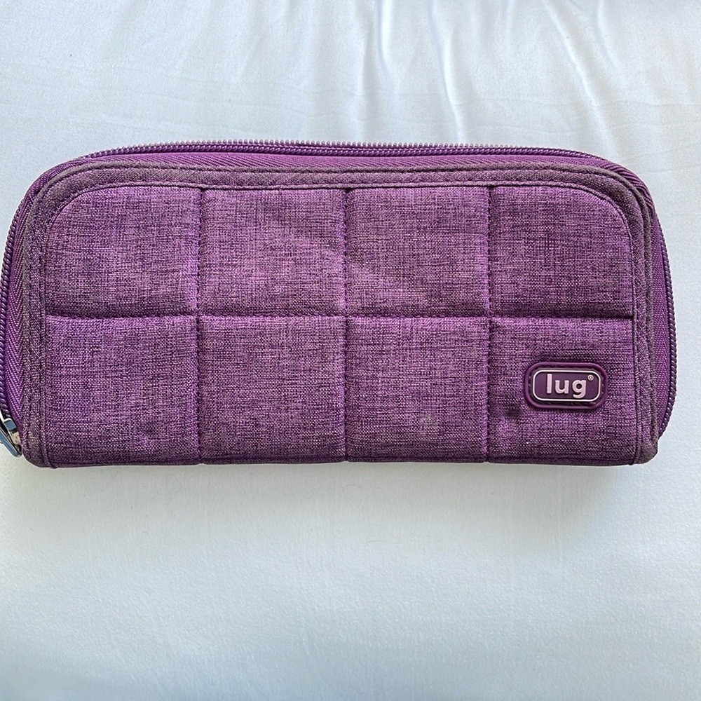VGC Purple Lug Full Zip Wallet